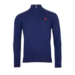 U.S. POLO ASSN. Pulover temno modra