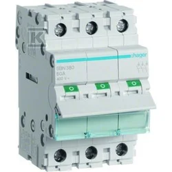Hager MODULARNO IZOLACIJSKO STIKALO 3P 80A 4