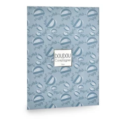 Plyšový zajačik na maznanie Bunny Comforter Blue Doudou et Compagnie v darčekovom balení modrý 29 cm od 0 mes DC4147