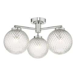 Där Lighting WAY5350 - Kupatilski plafonski luster WAYNE 3xG9/3W/230V IP44 hrom