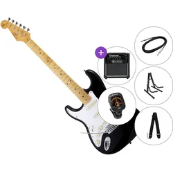 SX SST57+/LH SET 2 Black Električna kitara
