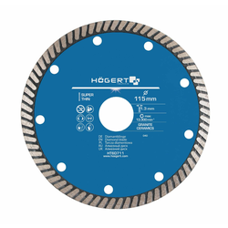 HOGERT Rezni dijamantski disk 115 mm super tanak