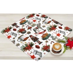 Namizni prt KOLEDE - 50x50 cm - Nutcracker
