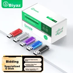 Biaze USB Flash memorija UP015, 4GB, USB 2.0, 10 komada, Višebojna