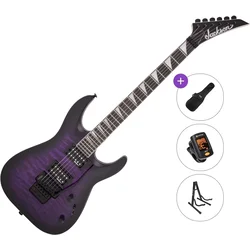 Jackson JS32Q DKA AH Basic SET Transparent Purple Burst Električna kitara