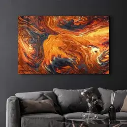 Wallity Dekorativna slika na kaljenom staklu, 35x55cm, Šarena