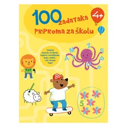 Lusio 100 zadataka, Priprema za školu, 4+, Žuta