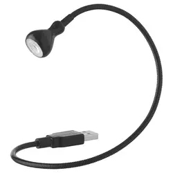 JANSJÖ LED USB lampa, crna