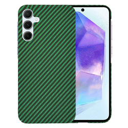 Zaštitna maska s karbonskim uzorkom za Samsung Galaxy A55 - Zelena KP33226