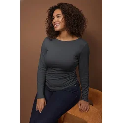 Trendyol Curve Ženska bluza Tbbaw26Af00121, Antracit