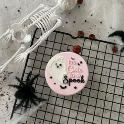 KREATIVNI SLATKIŠI Modla za kolače i ukrase Too cute to spook, 8 cm, Bela