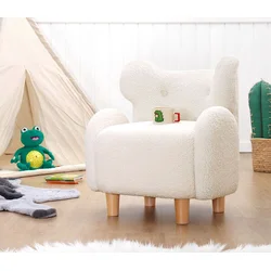 Atelier del Sofa Dečija fotelja Juano Teddy, 55x61x55 cm, Bela