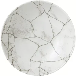 CHURCHILL Kintsugi Agate Grey globok krožnik, oblika: 182 mm (12 kos)