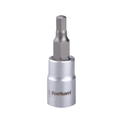 Fortum Vtična glava (4701604) Allen socket, 1/4, HX 4, L 38mm, CrV/S2