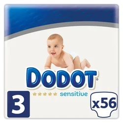 Dodot Sensitive T-3 56 units