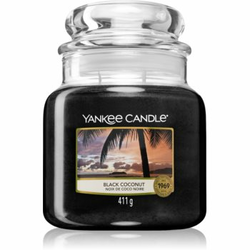 Yankee Candle Black Coconut dišeča sveča  411 g Classic srednja