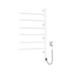 Električni rotirajući sušač za peškire sa termostatom ARABESQUE 105W 80x49 cm bela