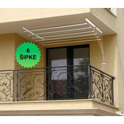 Plafonska susilica za ves sa 6 sipki
