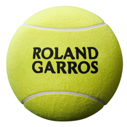 Lopta za autograme Wilson Roland Garros Mini Jumbo Ball - yellow + marker