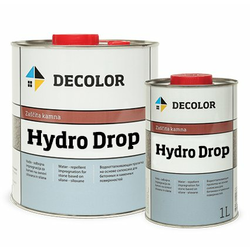 Vodoodbojni premaz za les in kamen HYDRO DROP Decolor - 3 L