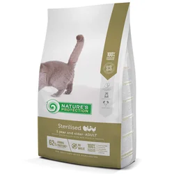 NATURES PROTECTION Hrana za mačke Sterilised, 2kg
