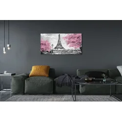 tulup.si Slika na platnu Pariz spomladi drevo 140x70 cm