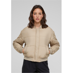 Womens bomber jacket Puffer Blouson beige
