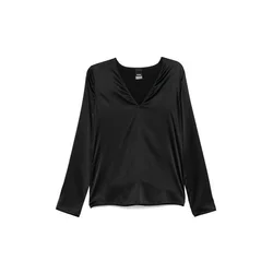 Pinko črna svilena bluza