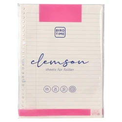 Biro Time Listovi za fasciklu Clemson B5, Dikto, 50 komada