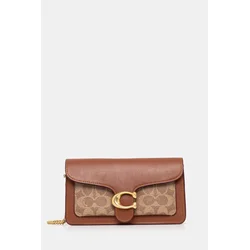 Coach usnjena torbica Tabby Chain Clutch In Signature Canvas