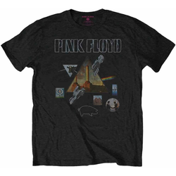 Pink Floyd Majica Montage Unisex Black S