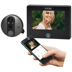 Virone Digitalna špijunka za ulazna vrata, Smart, 4.3, LCD, WiFi - DV-3