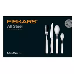 Fiskars All Steel pribor za jelo, 24 komada