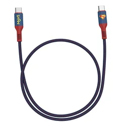 Moye Superman USB-C na USB-C kabl za punjenje, pleteni