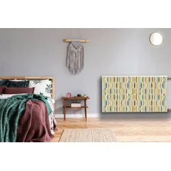 tulup.si Pokrov radiatorja Retro vzorec 110x60 cm