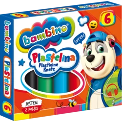 SCHEMAT plastelin 6 barv Bambino 1727