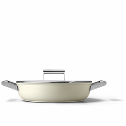 SMEG Ponev s pokrovko CKFD2811CRM,