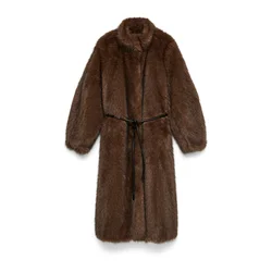 VERO MODA Zimski plašč VMGLORIACILLE rjava