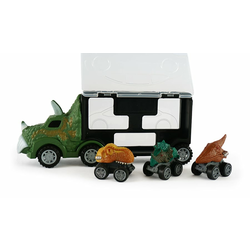Dinosaurus kamion s 3 automobila