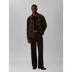 Calvin Klein Prehodna jakna modra/rjava/temno rjava