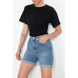 Trendyol Milla Ženska majica Tedss24Ts00008, Crna