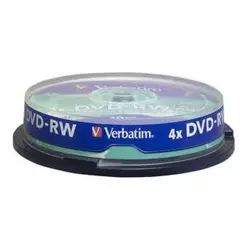 VERBATIM DVD-RW MEDIJ 10PK CB (43552)