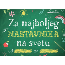Popuni i pokloni: Za najboljeg nastavnika na svetu