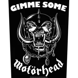 Motörhead Gimme Some Našitek za šivanje 36 x 30 cm