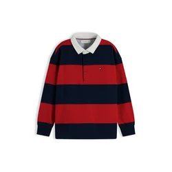 TOMMY HILFIGER Majica mornarska/rdeča/bela