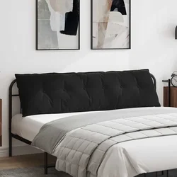 Jastuk za leđa Crna 180 x 50 cm Kordura tekstil
