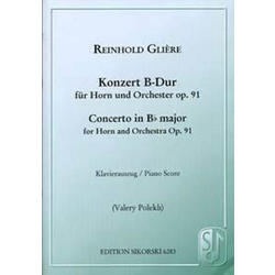 GLIERE:KONZERT B-DUR HORN AND PIANO