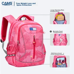 CAMS Školski ranac, 22 L, Roze