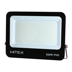 Mitea M480200-C6 ECO LED reflektor 200 W 6500 K, crni, IP65