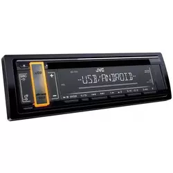 JVC KD-T401,  Tjuner/CD/USB/AUX, MOSFET 4 x 50W, MP3, WMA, WAV, FLAC, 1 DIN